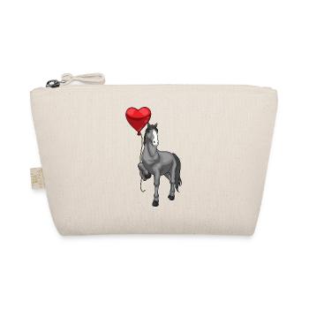 Horse Balloon - Organic Pouch - nature - Front
