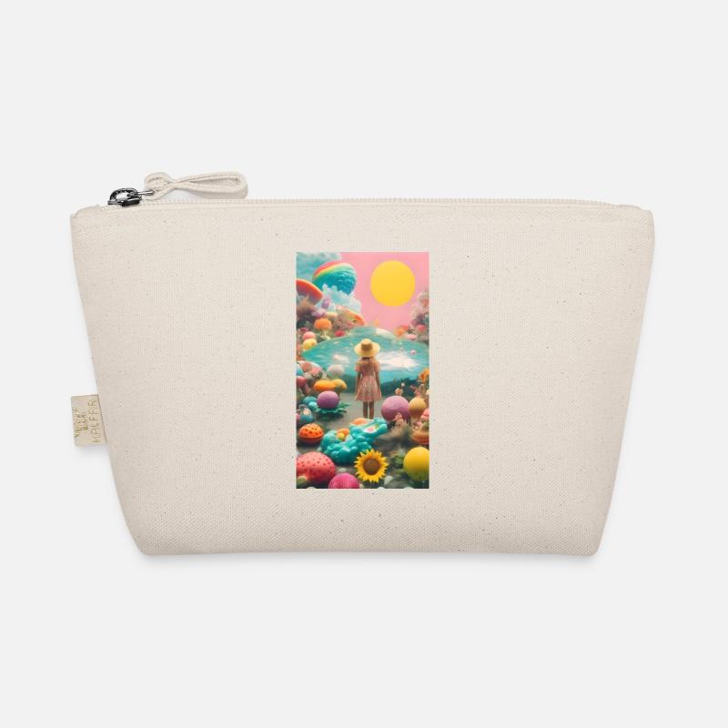 Mädchen im Wunderland Bio-Täschchen