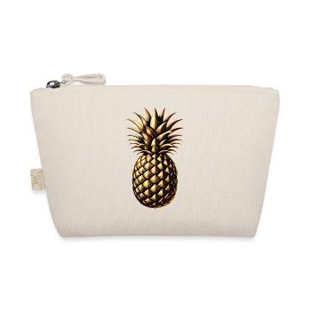 Golden Pineapple Gift - Organic Pouch - nature - Front