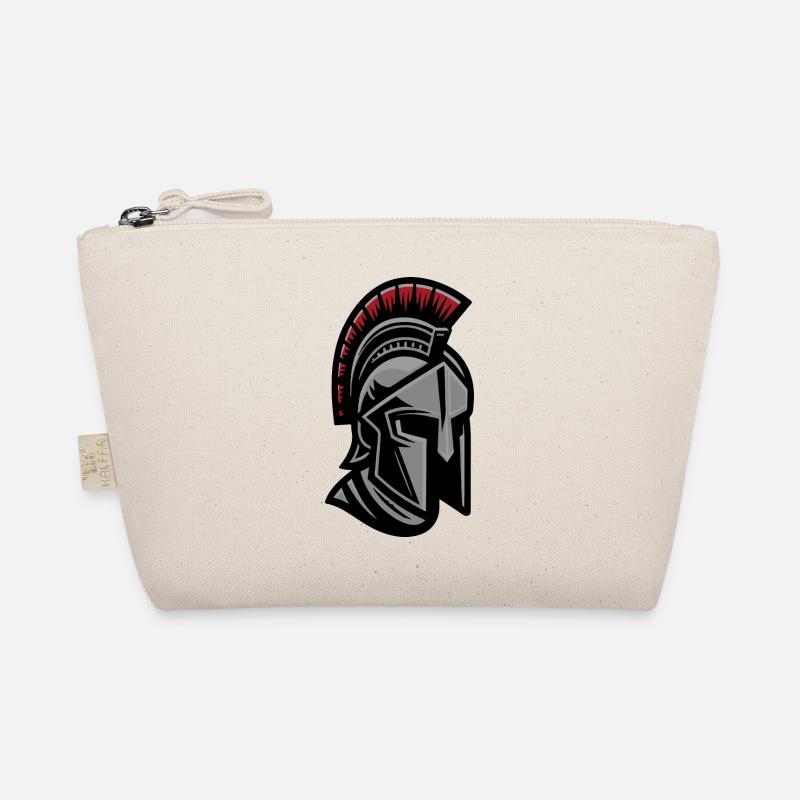 Leonidas Spartan Krieger Helm - Bio-Täschchen - Natur