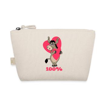 100% love - Organic Pouch - nature - Front