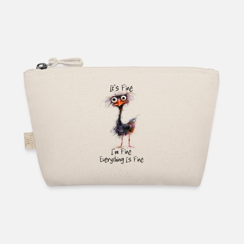 It's fine, I'm fine, Everything is Fine - Strauß - Bio-Täschchen - Natur
