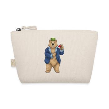 Bear Poker Poker Chips - Organic Pouch - nature - Front