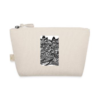 Ink drawing of urban landscape - Organic Pouch - nature - Front