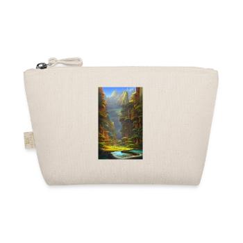 Simulation abstract nature landscape - Organic Pouch - nature - Front