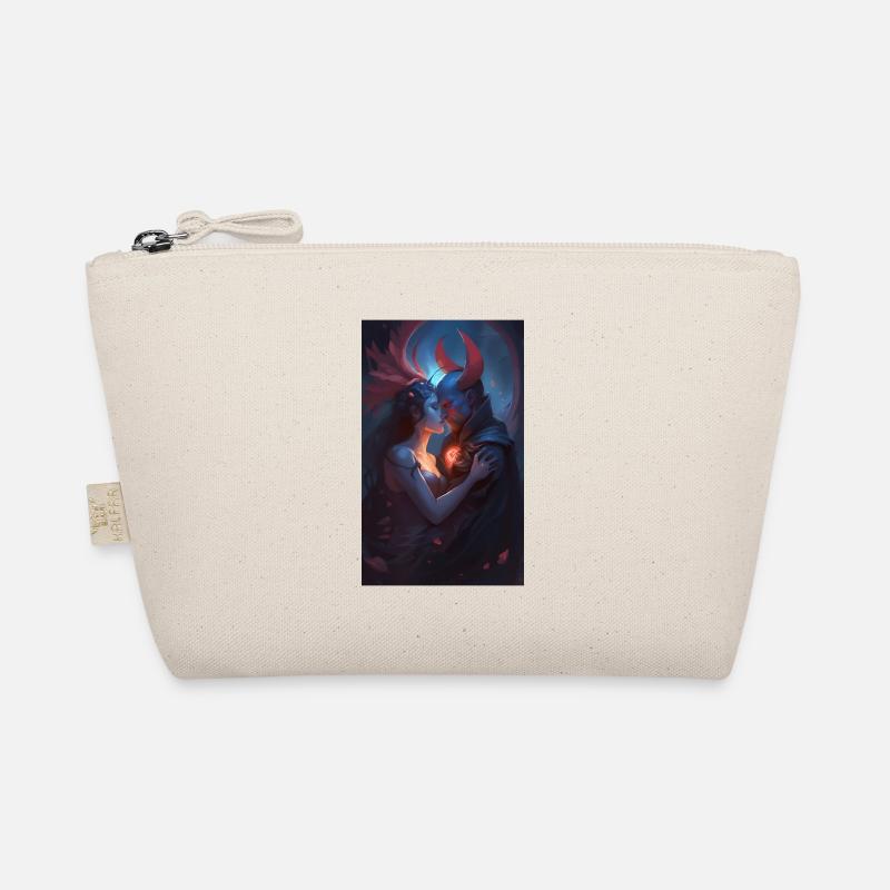 Dämonen Fantasy Liebesszene Bio-Täschchen