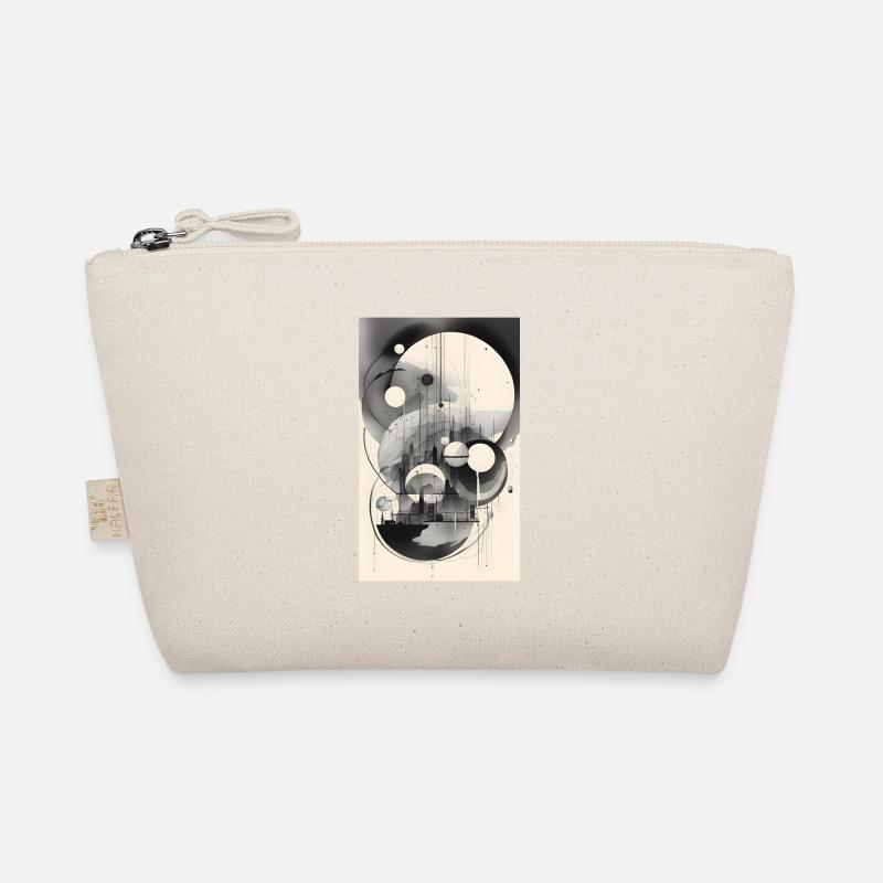 urban geometric landscape Organic Pouch