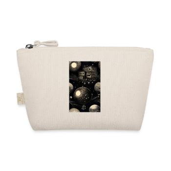Maison géométrique sombre et abstraite - Trousse biologique - nature - Devant