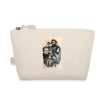 Group family ink portrait - Organic Pouch - nature - Front