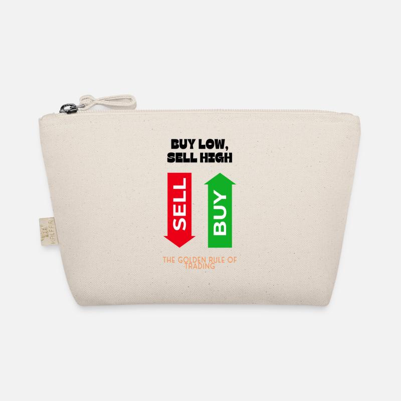 Buy low sell high - Bio-Täschchen - Natur