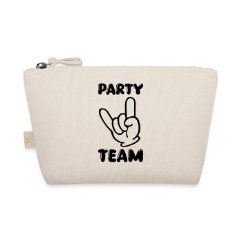 Rock Hand Party Team - Organic Pouch - nature - Front