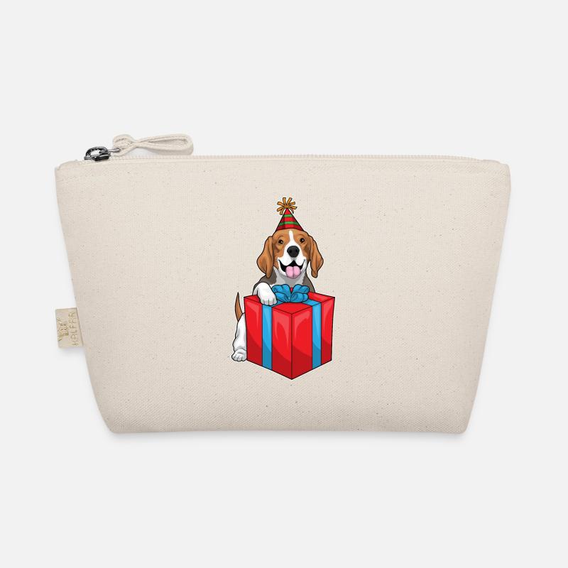 Beagle Birthday Party Hat Organic Pouch
