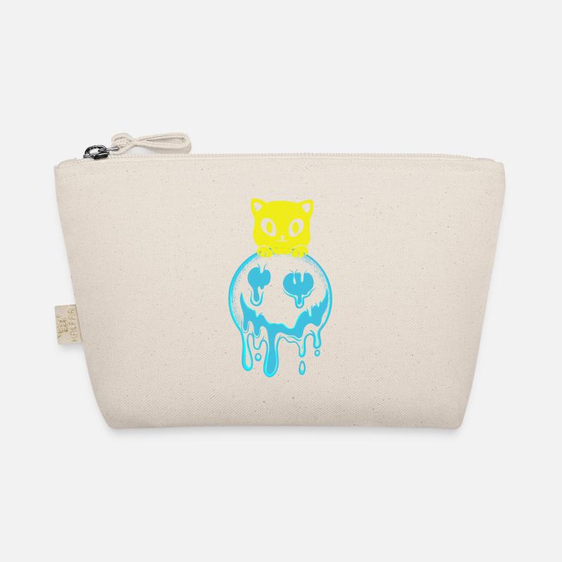 Sunset Cat Cat Face Cat Sun Organic Pouch