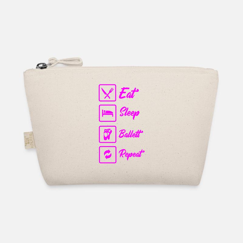 Eat Sleep Ballet Repeat Organic Pouch