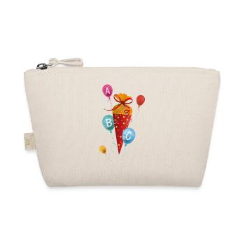 Schultüte mit Luftballons ABC - Bio-Täschchen - Natur - Vorne