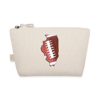 Illinois (United States) | real football | Map - Organic Pouch - nature - Front