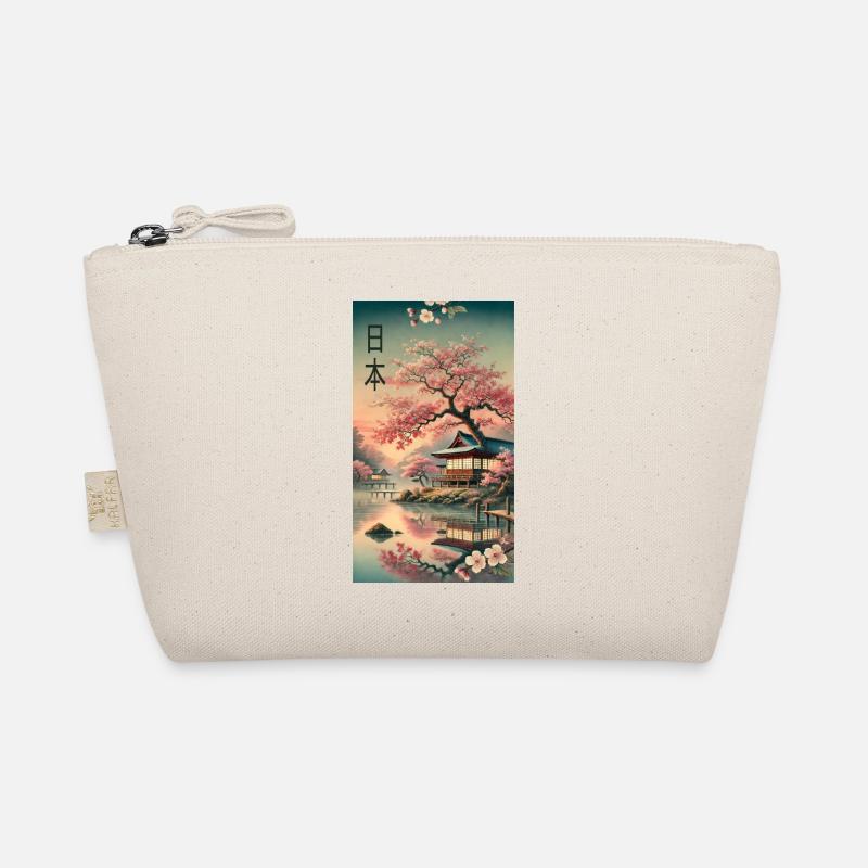 Japan Kirchenblüten Design Bio-Täschchen