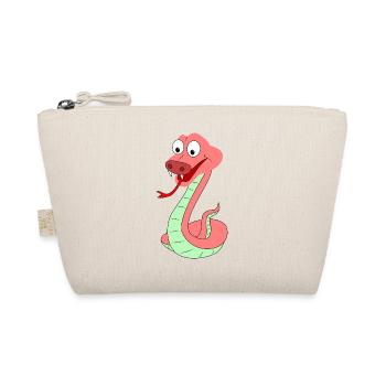 Funny Snake - Organic Pouch - nature - Front