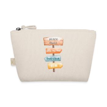 Beach Rules - Beach Lovers Travel - Bio-Täschchen - Natur - Vorne