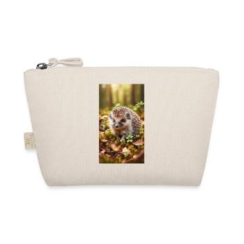 Hedgehog - Organic Pouch - nature - Front