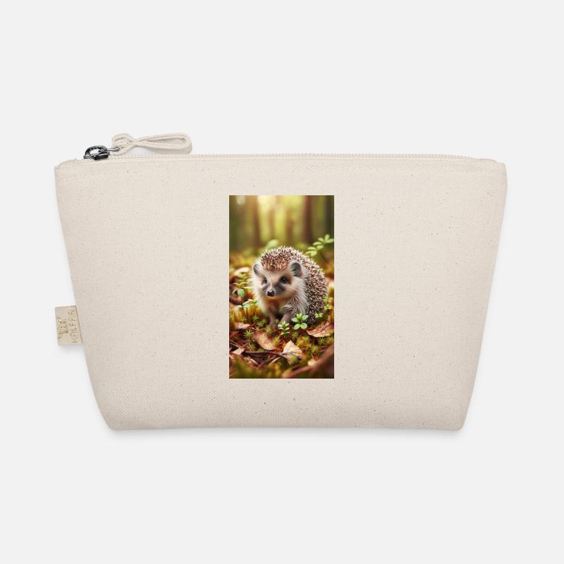 Hedgehog - Organic Pouch - nature