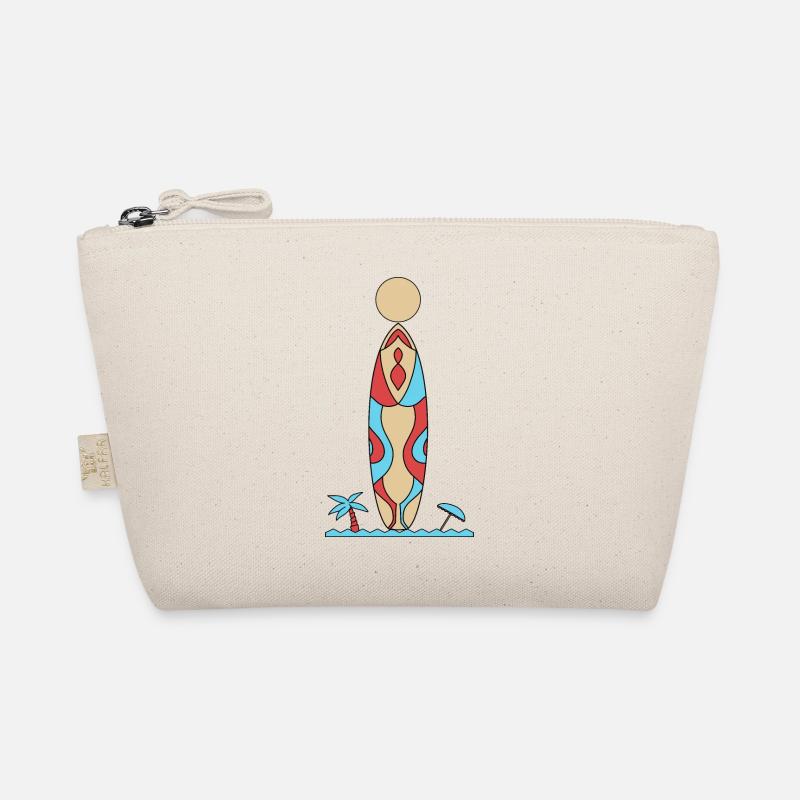 Surfing, sun and ocean Organic Pouch