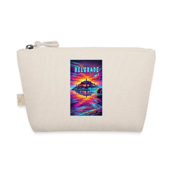 Belgrade Serbia souvenir design - Organic Pouch - nature - Front
