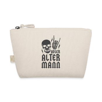 Böser alter Mann - Bio-Täschchen - Natur - Vorne