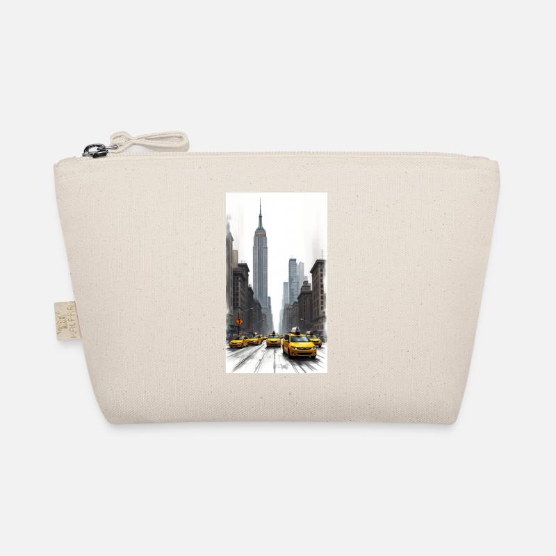 New York - Bio-Täschchen - Natur