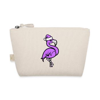 Flamingo Comique Noël - Trousse biologique - nature - Devant