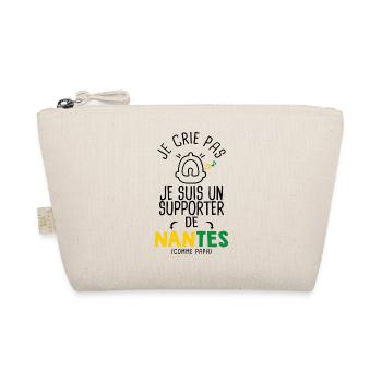 bébé Nantais supporters Nantes football Nantais - Trousse biologique - nature - Devant