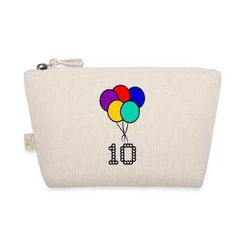 10. 10 YEARS. 10th ANNIVERSARY. 10 YEAR ANNIVERSARY. - Organic Pouch - nature - Front