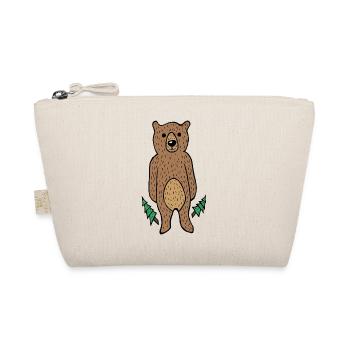 Ours drôle et mignon dans la forêt - Trousse biologique - nature - Devant