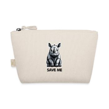 Save rihnos - Bio-Täschchen - Natur - Vorne