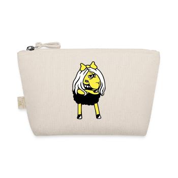mouton noir fille femme goth emo fille jolie - Trousse biologique - nature - Devant