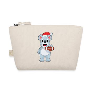 Koala Christmas American Football - Organic Pouch - nature - Front