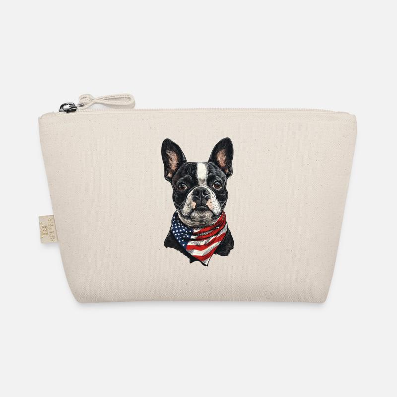 Boston Terrier Bio-Täschchen