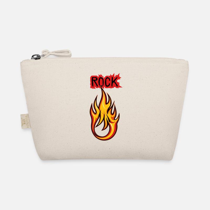 Rock Fire & Flame Organic Pouch