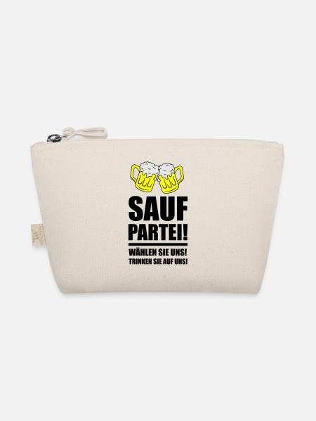 sauf partei - Bio-Täschchen - Natur - Vorne