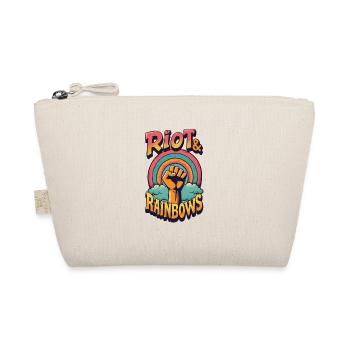 Riot & Rainbows – Power & Pride - Organic Pouch - nature - Front