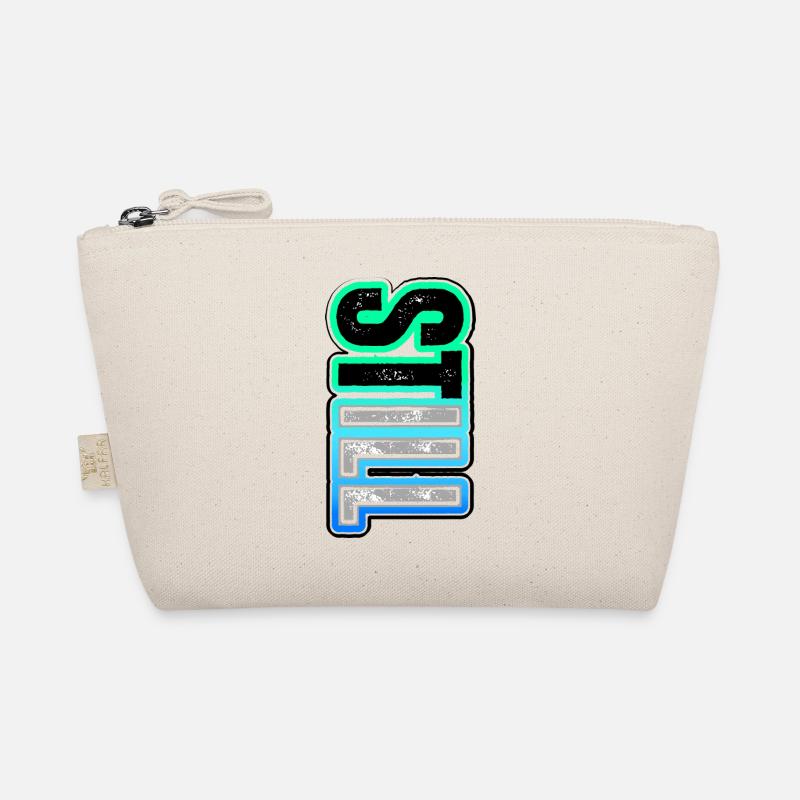 STILL ILL – a bold neon vertical message Organic Pouch