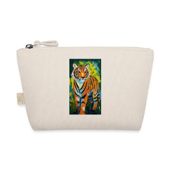 Tiger Painting Painting Comic Art Asia Animals - Organic Pouch - nature - Front