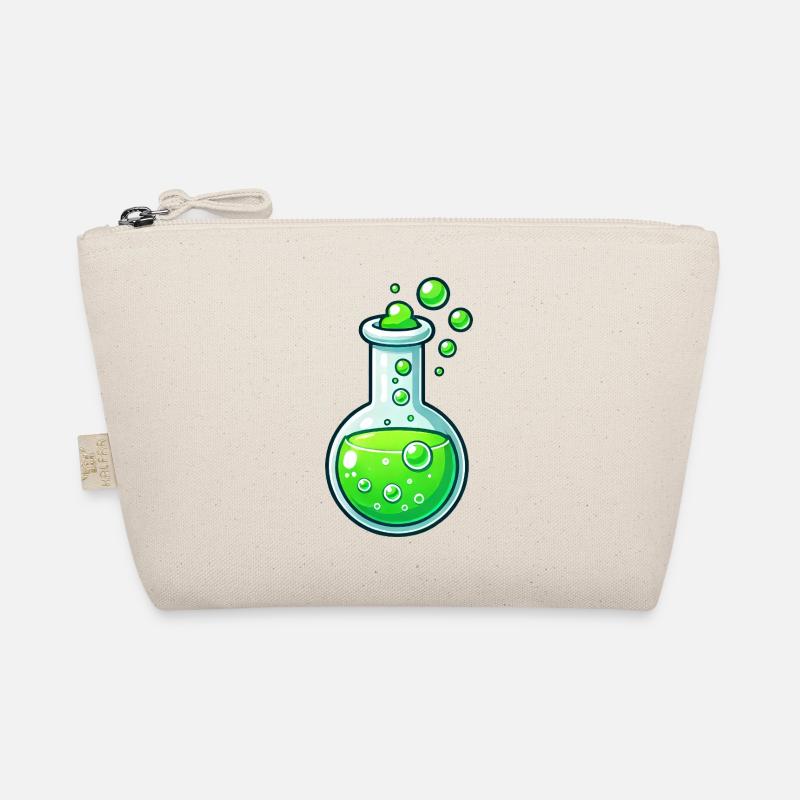 Chemistry Comic Funny Erlmeyer Flask Reaction Organic Pouch