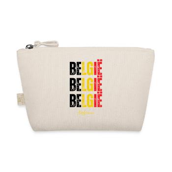 Belgian pride, flag of Belgium - Organic Pouch - nature - Front