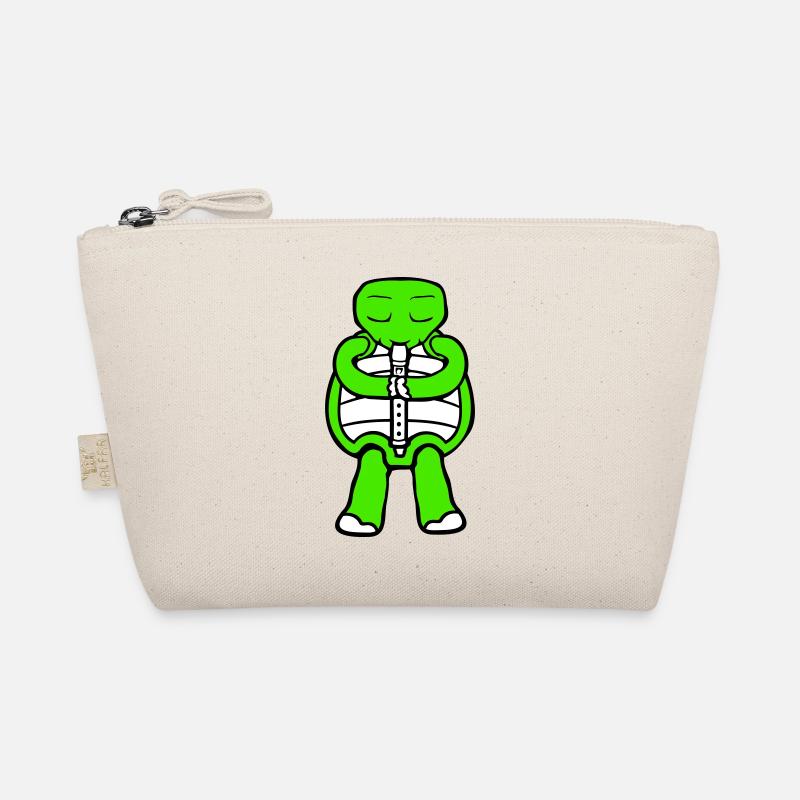Turtle Flute Playing Music Hobby Instrument Organic Pouch