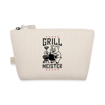 Grillmeister Grillen Schwein - Bio-Täschchen - Natur - Vorne