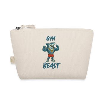 requin-bande dessinée-bodybuilder-salle de sport - Trousse biologique - nature - Devant