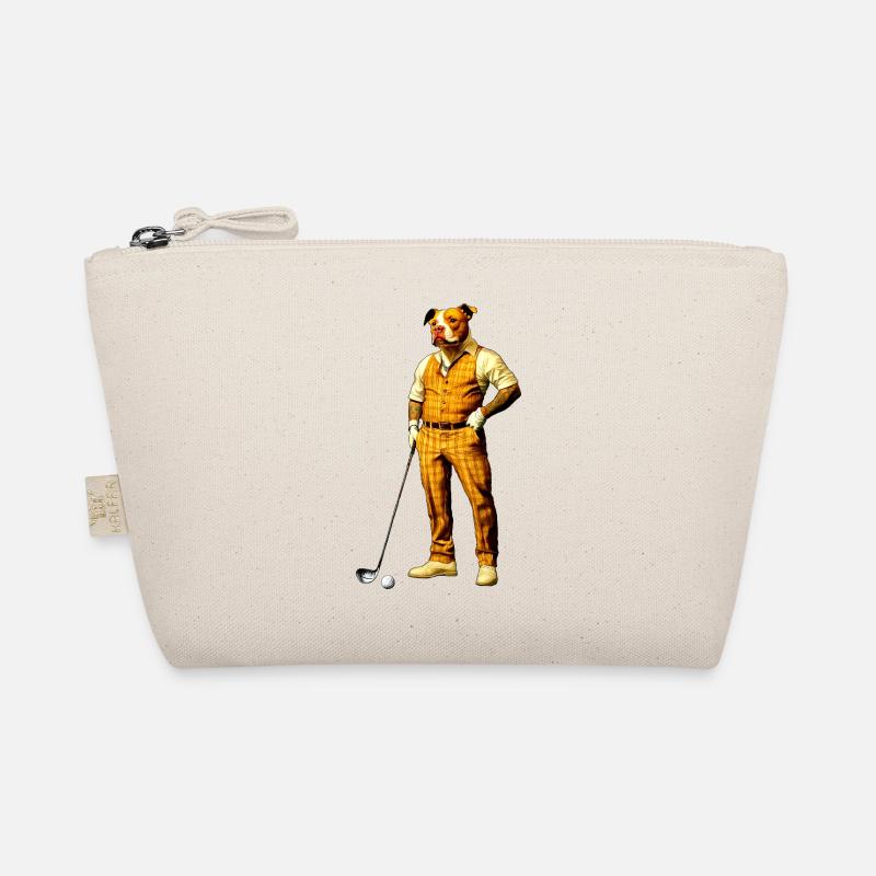 Pitbull Golfspieler Bio-Täschchen
