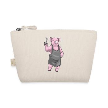 Ciseaux de coiffeur en forme de cochon - Trousse biologique - nature - Devant