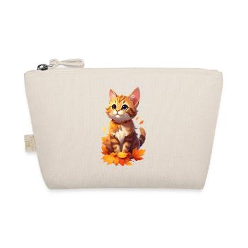 Cat in autumn - Organic Pouch - nature - Front